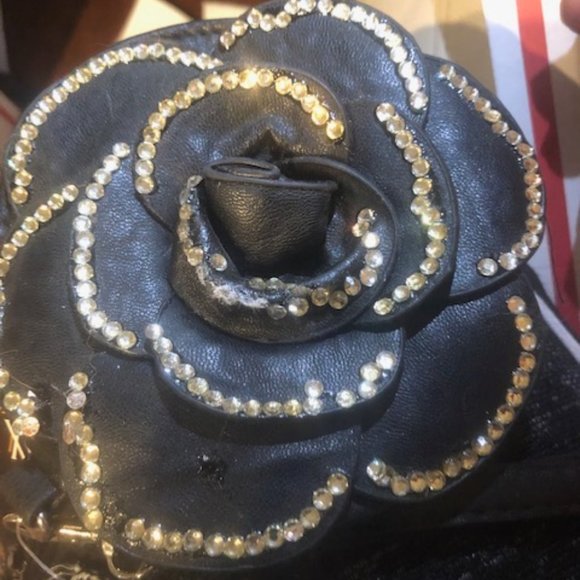 Wristlet Mini Purse Black with Bling (defective now) - Picture 5 of 5